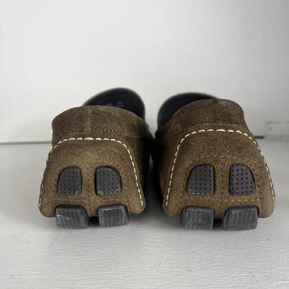 J.Crew Shoes Men 9.5 Millbrook Driven Moccasin Loafers Brown Leather Suede main image 4